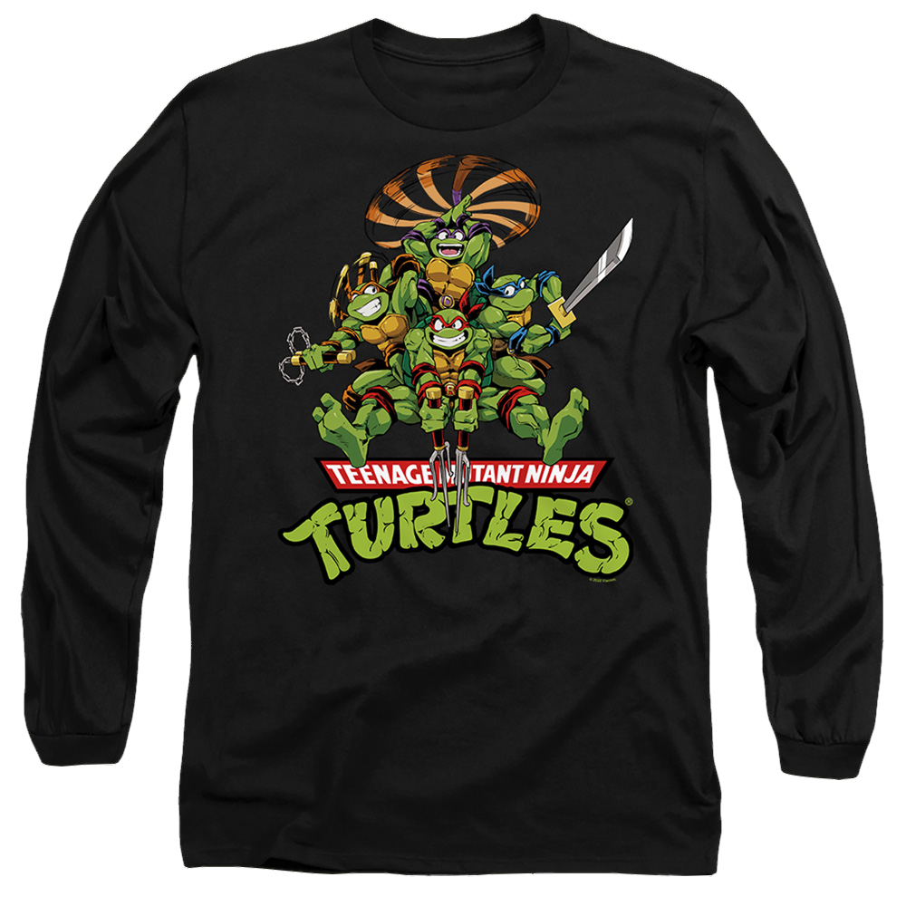 Teenage Mutant Ninja Turtles Manga Turtles - Men's Long Sleeve T-Shirt Men's Long Sleeve T-Shirt Teenage Mutant Ninja Turtles   