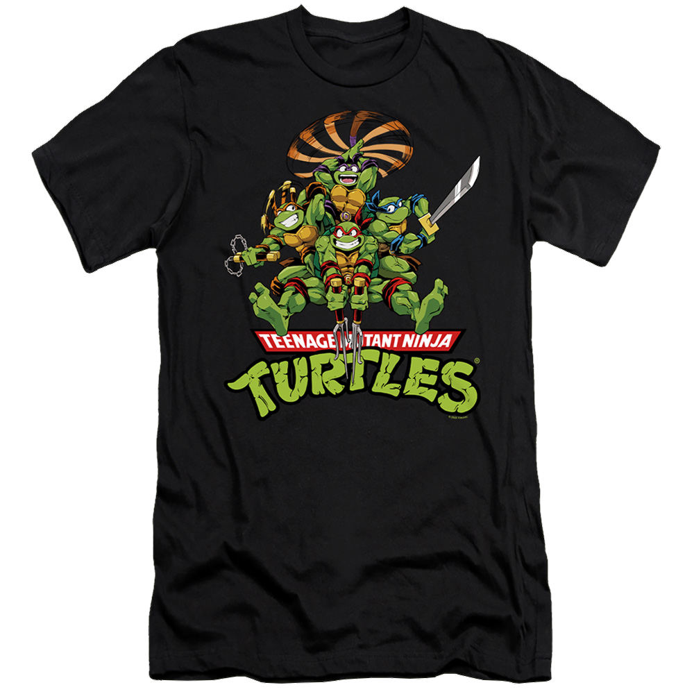 Teenage Mutant Ninja Turtles Manga Turtles - Men's Premium Slim Fit T-Shirt Men's Premium Slim Fit T-Shirt Teenage Mutant Ninja Turtles   