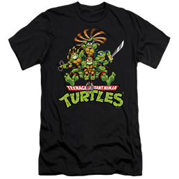 Teenage Mutant Ninja Turtles Manga Turtles - Men's Premium Slim Fit T-Shirt Men's Premium Slim Fit T-Shirt Teenage Mutant Ninja Turtles   