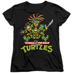 Teenage Mutant Ninja Turtles Manga Turtles - Women's T-Shirt Women's T-Shirt Teenage Mutant Ninja Turtles   