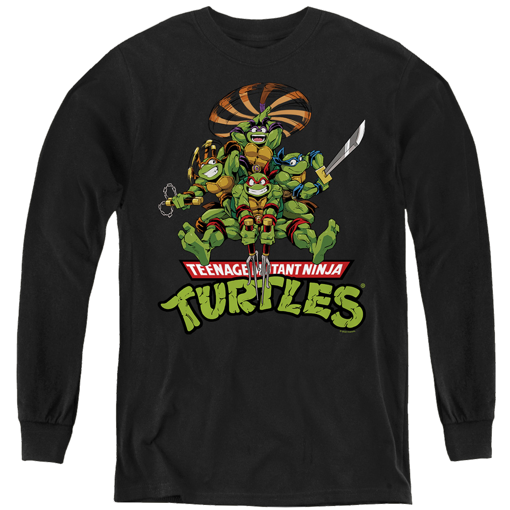 Teenage Mutant Ninja Turtles Manga Turtles - Youth Long Sleeve T-Shirt Youth Long Sleeve T-Shirt Teenage Mutant Ninja Turtles   