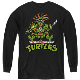 Teenage Mutant Ninja Turtles Manga Turtles - Youth Long Sleeve T-Shirt Youth Long Sleeve T-Shirt Teenage Mutant Ninja Turtles   