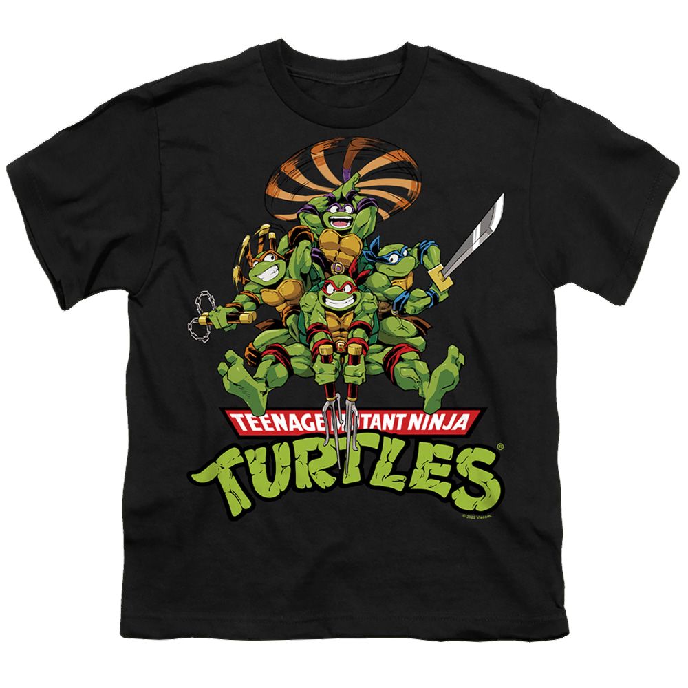 Teenage Mutant Ninja Turtles Manga Turtles - Youth T-Shirt Youth T-Shirt (Ages 8-12) Teenage Mutant Ninja Turtles   
