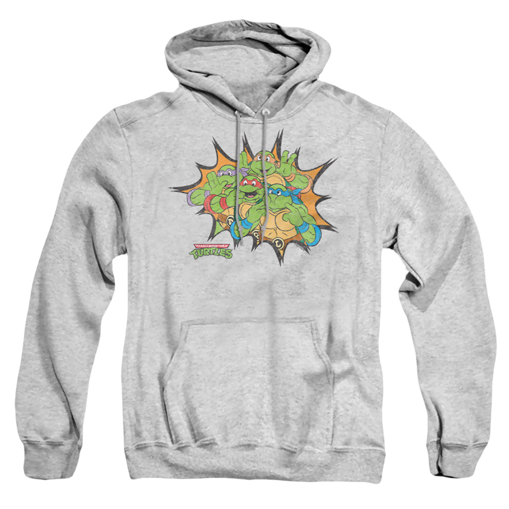 Teenage Mutant Ninja Turtles Funny Face Turtles - Pullover Hoodie Pullover Hoodie Teenage Mutant Ninja Turtles   