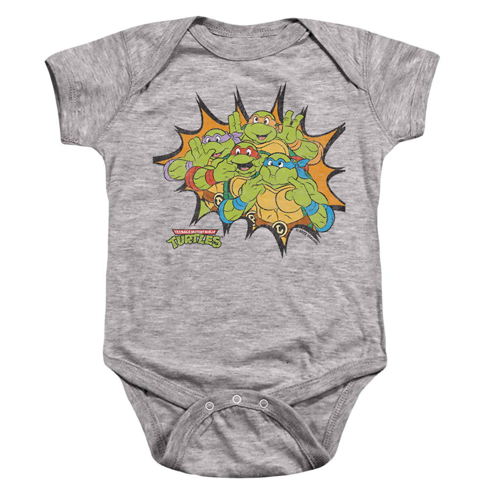 Teenage Mutant Ninja Turtles Funny Face Turtles - Baby Bodysuit Baby Bodysuit Teenage Mutant Ninja Turtles   