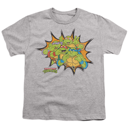 Teenage Mutant Ninja Turtles Funny Face Turtles - Youth T-Shirt Youth T-Shirt (Ages 8-12) Teenage Mutant Ninja Turtles   
