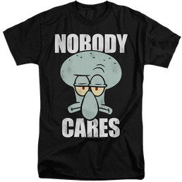 SpongeBob SquarePants Nobody Cares Meme - Men's Tall Fit T-Shirt Men's Tall Fit T-Shirt SpongeBob SquarePants   