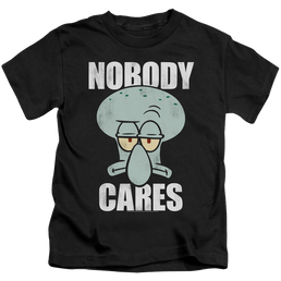 SpongeBob SquarePants Nobody Cares Meme - Kid's T-Shirt Kid's T-Shirt (Ages 4-7) SpongeBob SquarePants   