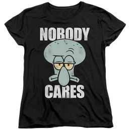 SpongeBob SquarePants Nobody Cares Meme - Women's T-Shirt Women's T-Shirt SpongeBob SquarePants   