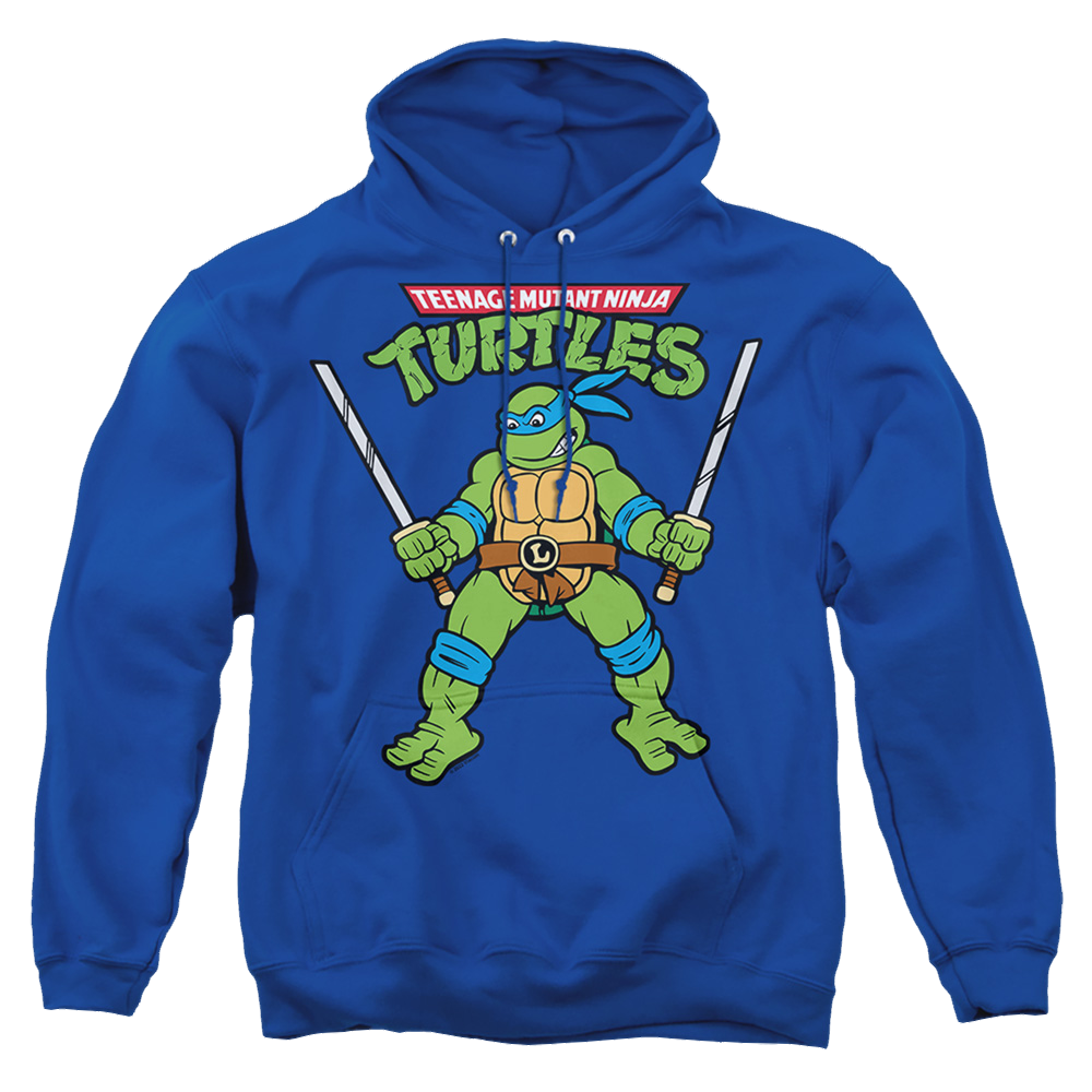Teenage Mutant Ninja Turtles Retro Leo - Pullover Hoodie Pullover Hoodie Teenage Mutant Ninja Turtles   