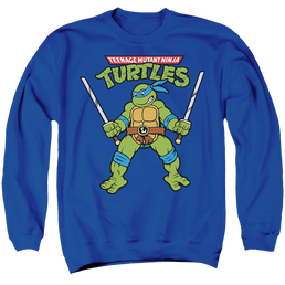Teenage Mutant Ninja Turtles Retro Leo - Men's Crewneck Sweatshirt Men's Crewneck Sweatshirt Teenage Mutant Ninja Turtles   