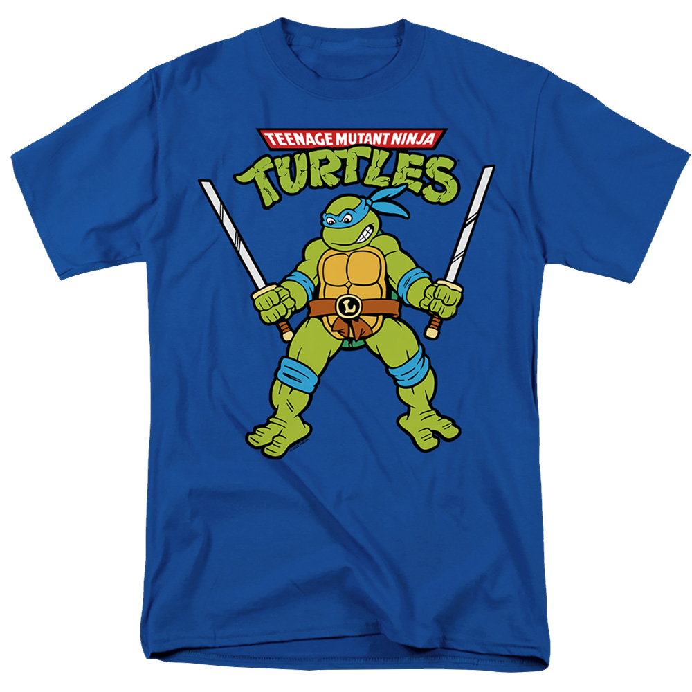 Teenage Mutant Ninja Turtles Retro Leo - Men's Regular Fit T-Shirt Men's Regular Fit T-Shirt Teenage Mutant Ninja Turtles   