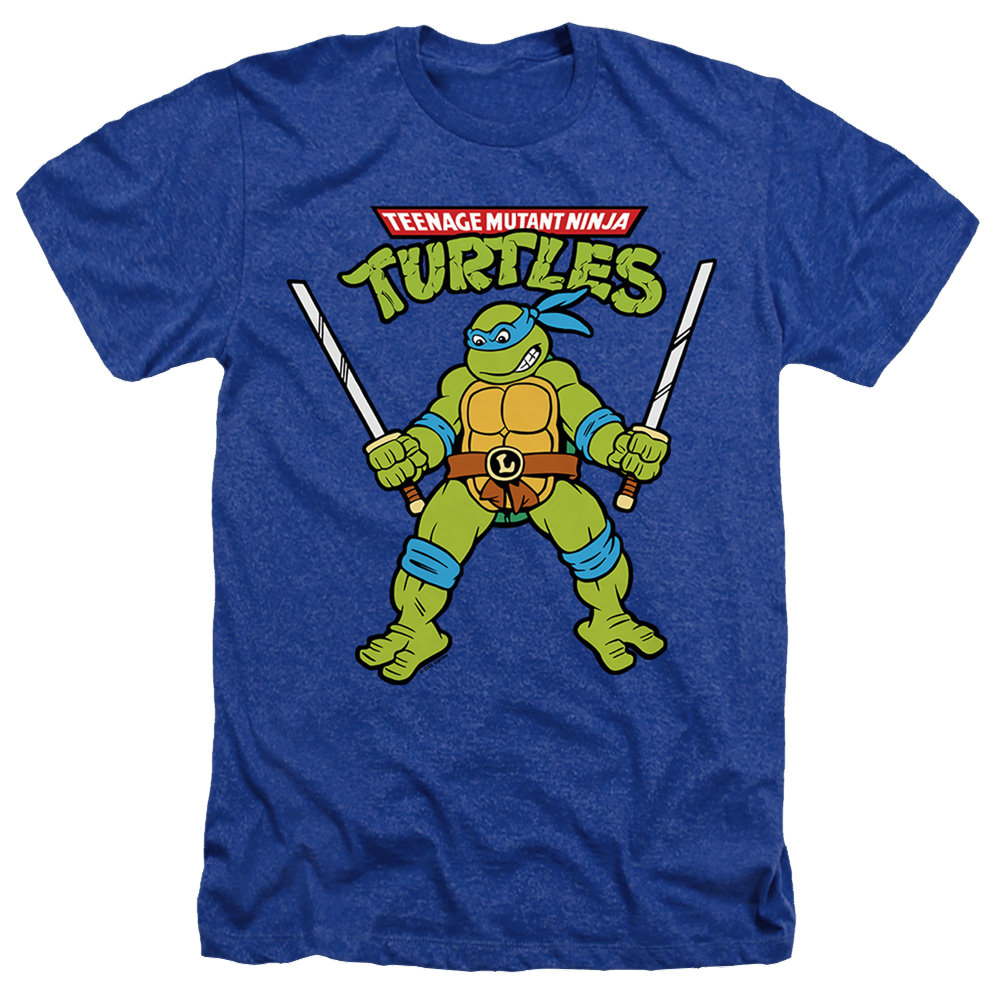 Teenage Mutant Ninja Turtles Retro Leo - Men's Heather T-Shirt Men's Heather T-Shirt Teenage Mutant Ninja Turtles   