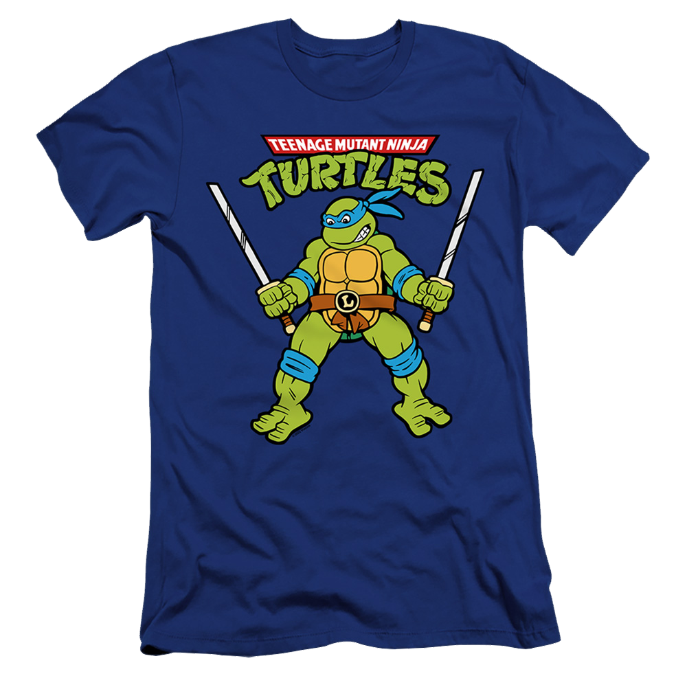 Teenage Mutant Ninja Turtles Retro Leo - Men's Premium Slim Fit T-Shirt Men's Premium Slim Fit T-Shirt Teenage Mutant Ninja Turtles   