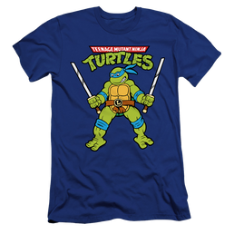 Teenage Mutant Ninja Turtles Retro Leo - Men's Premium Slim Fit T-Shirt Men's Premium Slim Fit T-Shirt Teenage Mutant Ninja Turtles   