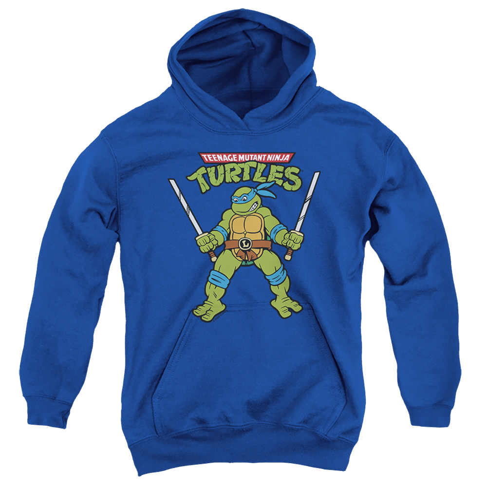 Teenage Mutant Ninja Turtles Retro Leo - Youth Hoodie Youth Hoodie (Ages 8-12) Teenage Mutant Ninja Turtles   