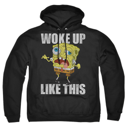 SpongeBob SquarePants Woke Up Like This Meme - Pullover Hoodie Pullover Hoodie SpongeBob SquarePants   