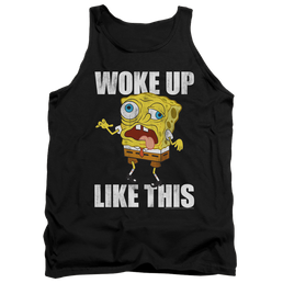 SpongeBob SquarePants Woke Up Like This Meme - Men's Tank Top Men's Tank SpongeBob SquarePants   