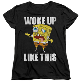 SpongeBob SquarePants Woke Up Like This Meme - Women's T-Shirt Women's T-Shirt SpongeBob SquarePants   