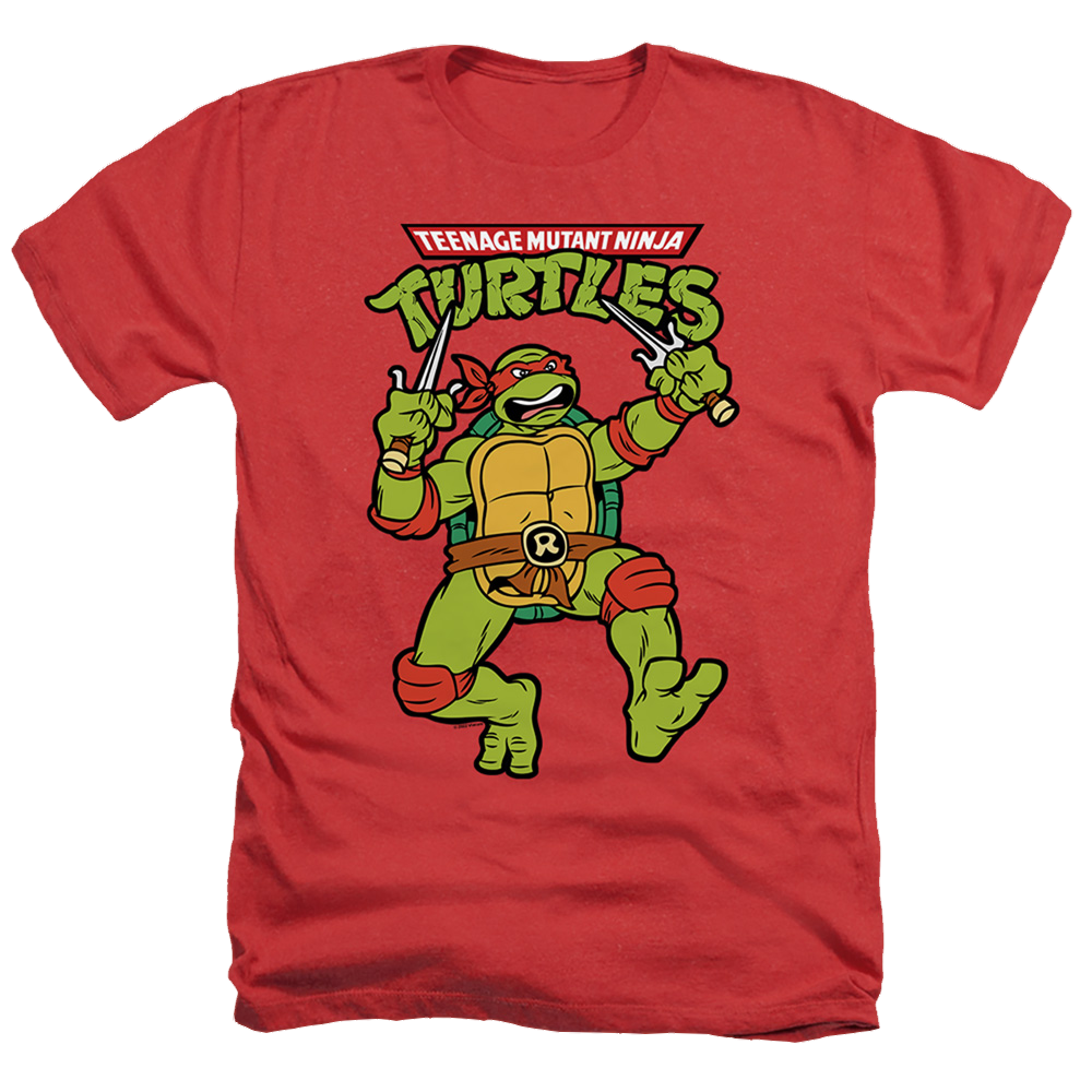 Teenage Mutant Ninja Turtles Retro Raph - Men's Heather T-Shirt Men's Heather T-Shirt Teenage Mutant Ninja Turtles   