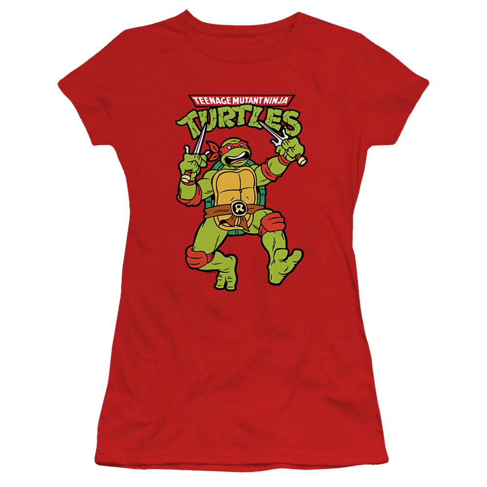 Teenage Mutant Ninja Turtles Retro Raph - Juniors T-Shirt Juniors T-Shirt Teenage Mutant Ninja Turtles   