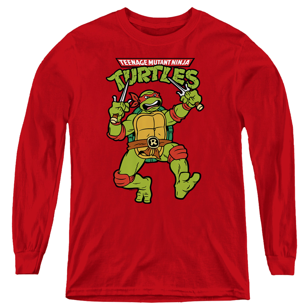Teenage Mutant Ninja Turtles Retro Raph - Youth Long Sleeve T-Shirt Youth Long Sleeve T-Shirt Teenage Mutant Ninja Turtles   