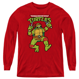 Teenage Mutant Ninja Turtles Retro Raph - Youth Long Sleeve T-Shirt Youth Long Sleeve T-Shirt Teenage Mutant Ninja Turtles   