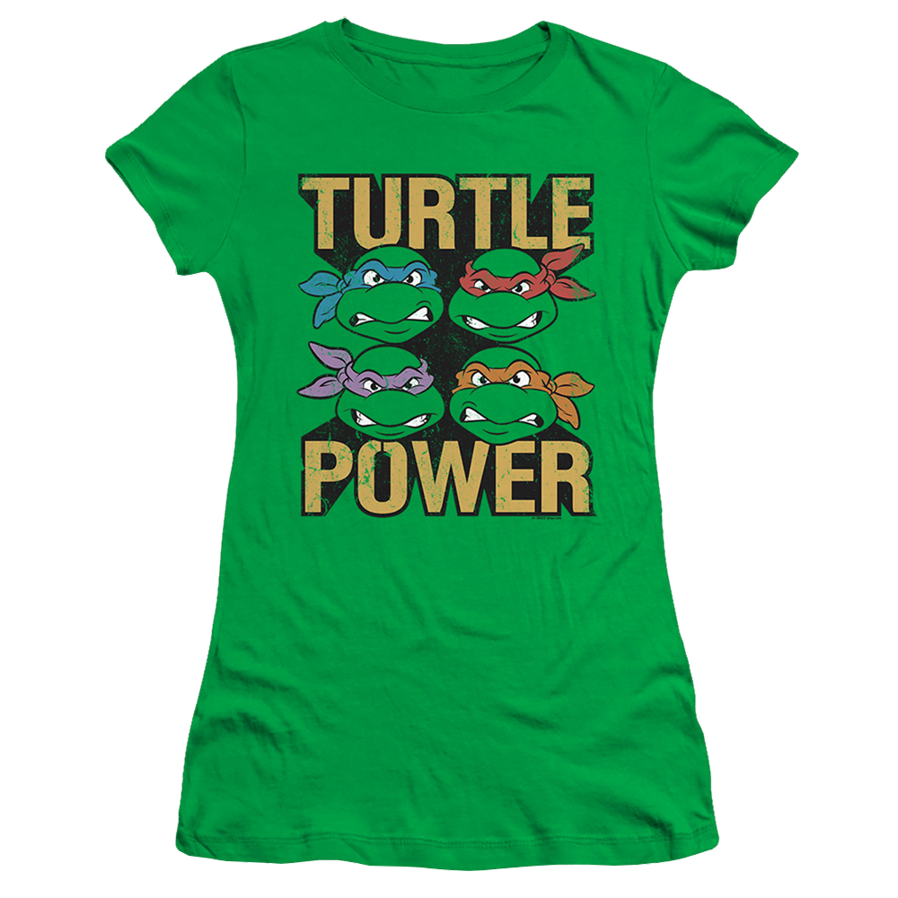 Teenage Mutant Ninja Turtles Turtle Power - Juniors T-Shirt Juniors T-Shirt Teenage Mutant Ninja Turtles   