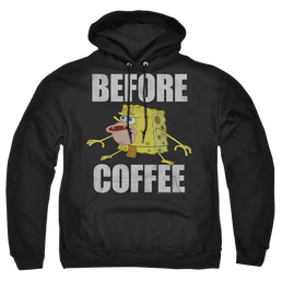SpongeBob SquarePants Before Coffee Meme - Pullover Hoodie Pullover Hoodie SpongeBob SquarePants   
