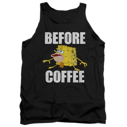 SpongeBob SquarePants Before Coffee Meme - Men's Tank Top Men's Tank SpongeBob SquarePants   