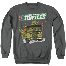 Teenage Mutant Ninja Turtles Tmnt Van - Men's Crewneck Sweatshirt Men's Crewneck Sweatshirt Teenage Mutant Ninja Turtles   