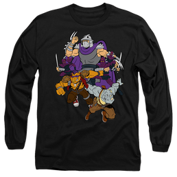 Teenage Mutant Ninja Turtles Shredder And Foot Clan - Men's Long Sleeve T-Shirt Men's Long Sleeve T-Shirt Teenage Mutant Ninja Turtles   