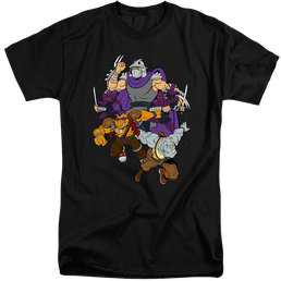 Teenage Mutant Ninja Turtles Shredder And Foot Clan - Men's Tall Fit T-Shirt Men's Tall Fit T-Shirt Teenage Mutant Ninja Turtles   