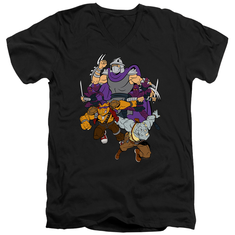 Teenage Mutant Ninja Turtles Shredder And Foot Clan - Men's V-Neck T-Shirt Men's V-Neck T-Shirt Teenage Mutant Ninja Turtles   