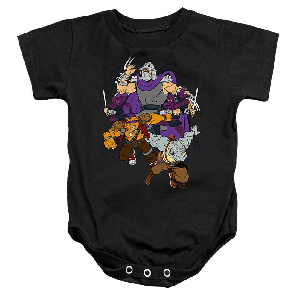 Teenage Mutant Ninja Turtles Shredder And Foot Clan - Baby Bodysuit Baby Bodysuit Teenage Mutant Ninja Turtles   