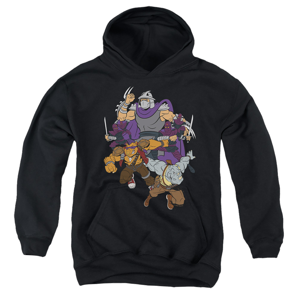 Teenage Mutant Ninja Turtles Shredder And Foot Clan - Youth Hoodie Youth Hoodie (Ages 8-12) Teenage Mutant Ninja Turtles   