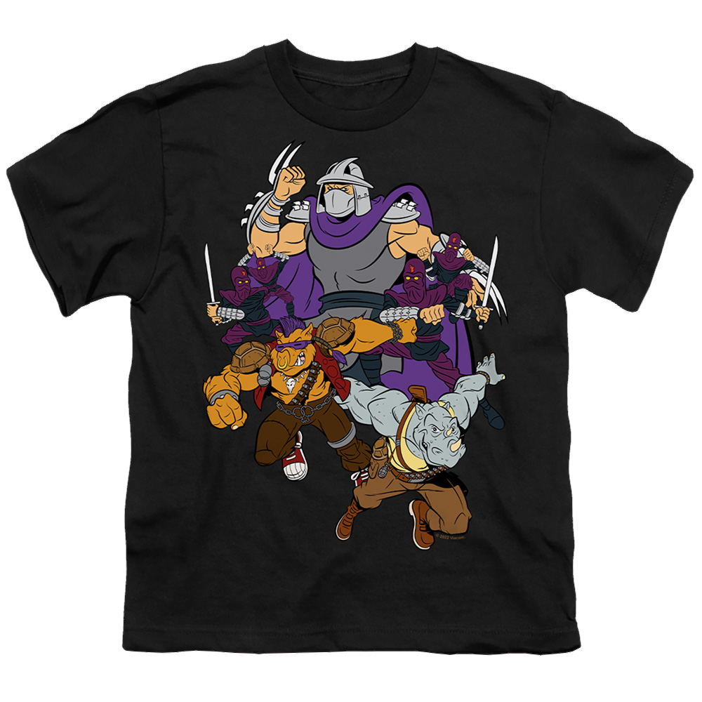 Teenage Mutant Ninja Turtles Shredder And Foot Clan - Youth T-Shirt Youth T-Shirt (Ages 8-12) Teenage Mutant Ninja Turtles   