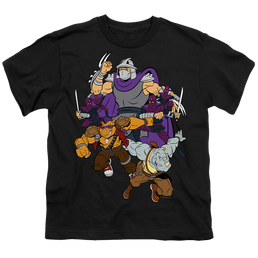 Teenage Mutant Ninja Turtles Shredder And Foot Clan - Youth T-Shirt Youth T-Shirt (Ages 8-12) Teenage Mutant Ninja Turtles   