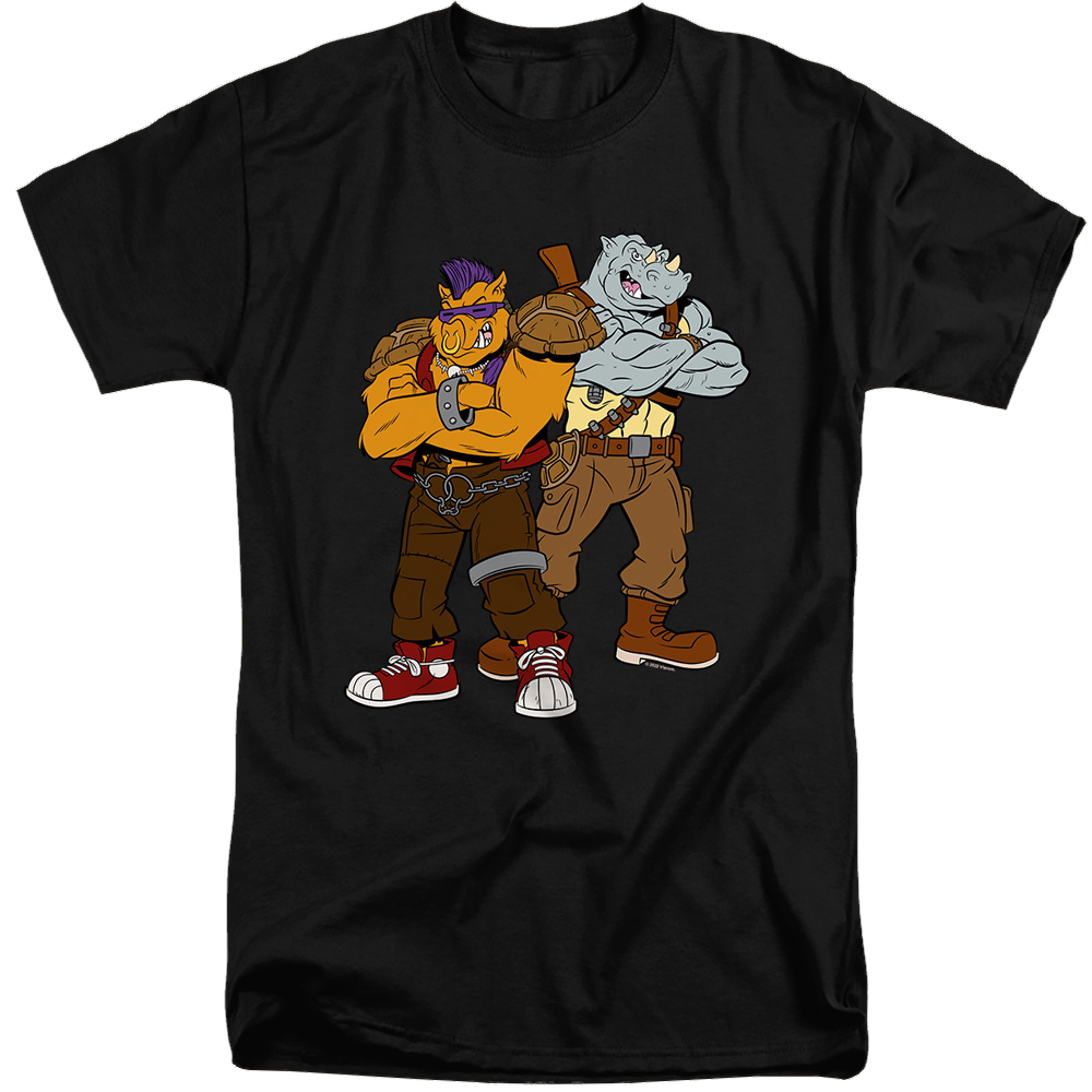 Teenage Mutant Ninja Turtles Bebop And Rocksteady - Men's Tall Fit T-Shirt Men's Tall Fit T-Shirt Teenage Mutant Ninja Turtles   