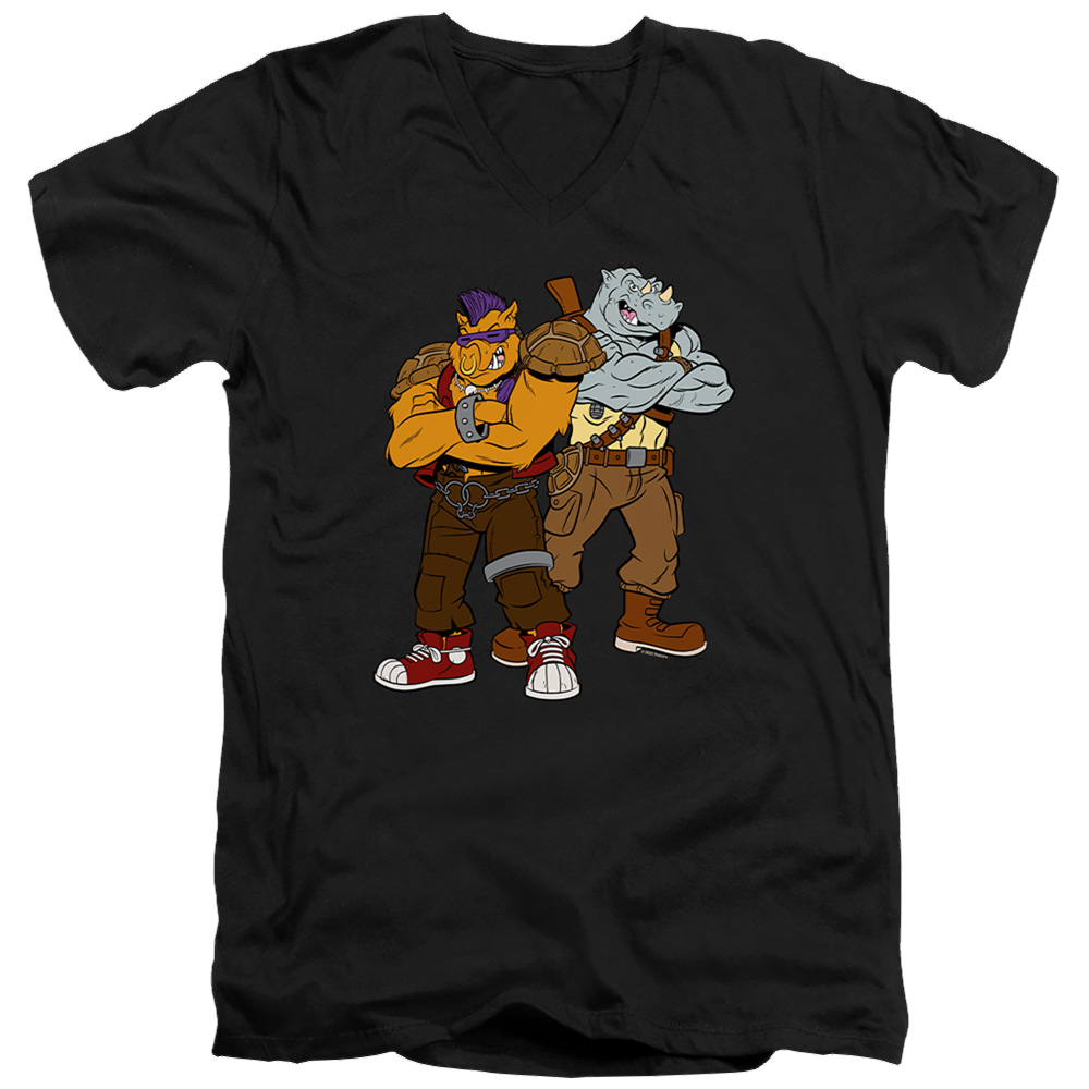 Teenage Mutant Ninja Turtles Bebop And Rocksteady - Men's V-Neck T-Shirt Men's V-Neck T-Shirt Teenage Mutant Ninja Turtles   