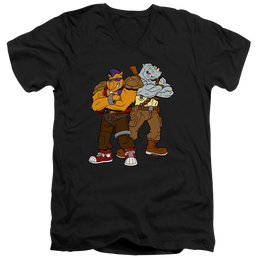 Teenage Mutant Ninja Turtles Bebop And Rocksteady - Men's V-Neck T-Shirt Men's V-Neck T-Shirt Teenage Mutant Ninja Turtles   