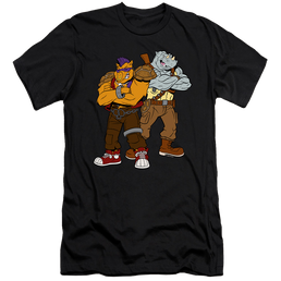 Teenage Mutant Ninja Turtles Bebop And Rocksteady - Men's Premium Slim Fit T-Shirt Men's Premium Slim Fit T-Shirt Teenage Mutant Ninja Turtles   