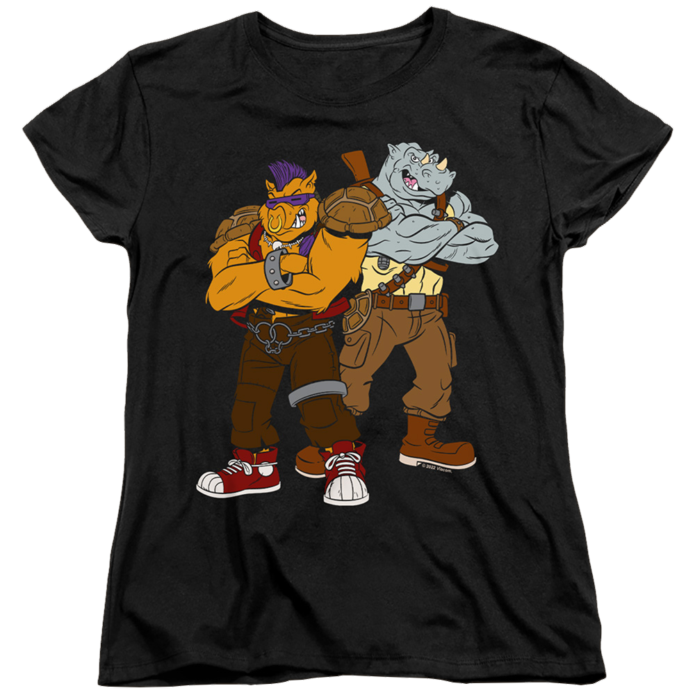 Teenage Mutant Ninja Turtles Bebop And Rocksteady - Women's T-Shirt Women's T-Shirt Teenage Mutant Ninja Turtles   