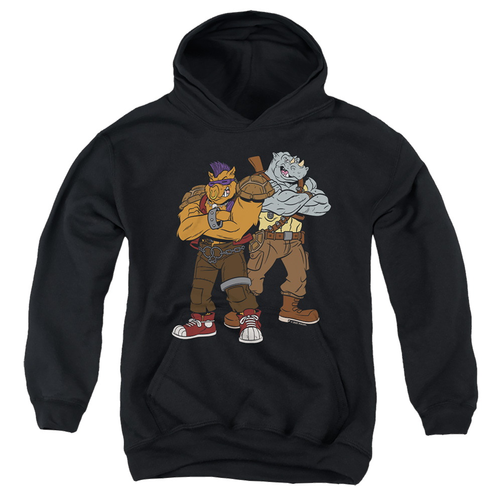 Teenage Mutant Ninja Turtles Bebop And Rocksteady - Youth Hoodie Youth Hoodie (Ages 8-12) Teenage Mutant Ninja Turtles   