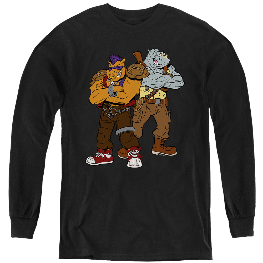 Teenage Mutant Ninja Turtles Bebop And Rocksteady - Youth Long Sleeve T-Shirt Youth Long Sleeve T-Shirt Teenage Mutant Ninja Turtles   