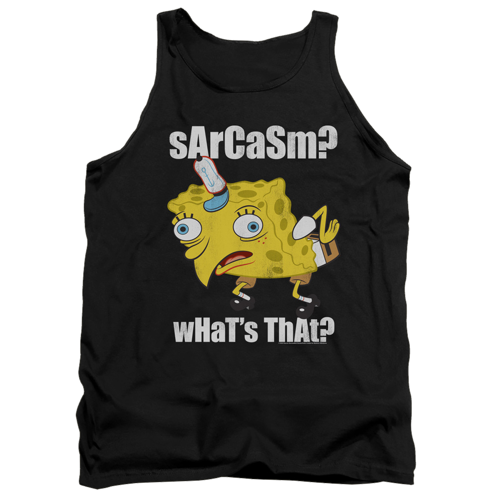SpongeBob SquarePants Sarcasm Meme - Men's Tank Top Men's Tank SpongeBob SquarePants   