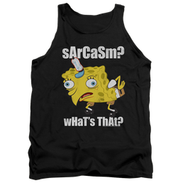 SpongeBob SquarePants Sarcasm Meme - Men's Tank Top Men's Tank SpongeBob SquarePants   