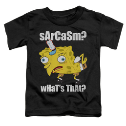 SpongeBob SquarePants Sarcasm Meme - Toddler T-Shirt Toddler T-Shirt SpongeBob SquarePants   