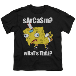 SpongeBob SquarePants Sarcasm Meme - Youth T-Shirt Youth T-Shirt (Ages 8-12) SpongeBob SquarePants   