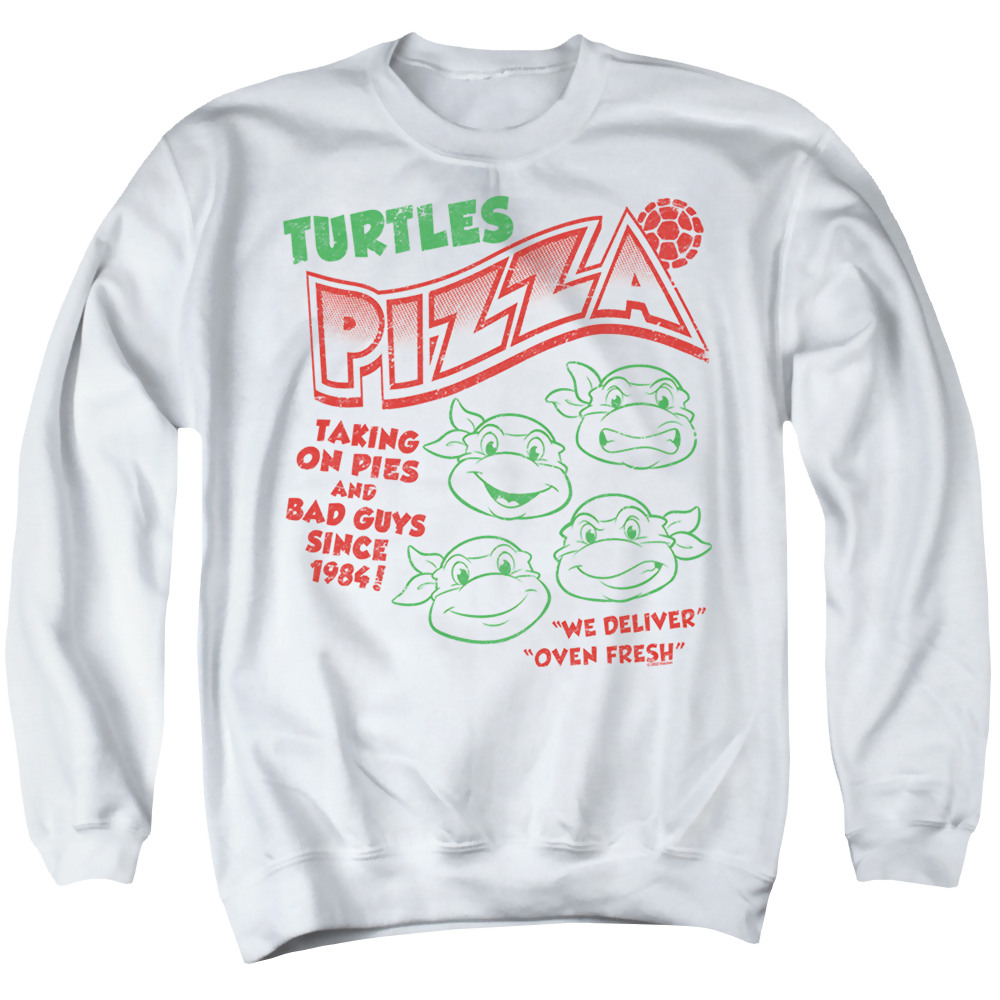 Teenage Mutant Ninja Turtles Turtles Pizza - Men's Crewneck Sweatshirt Men's Crewneck Sweatshirt Teenage Mutant Ninja Turtles   